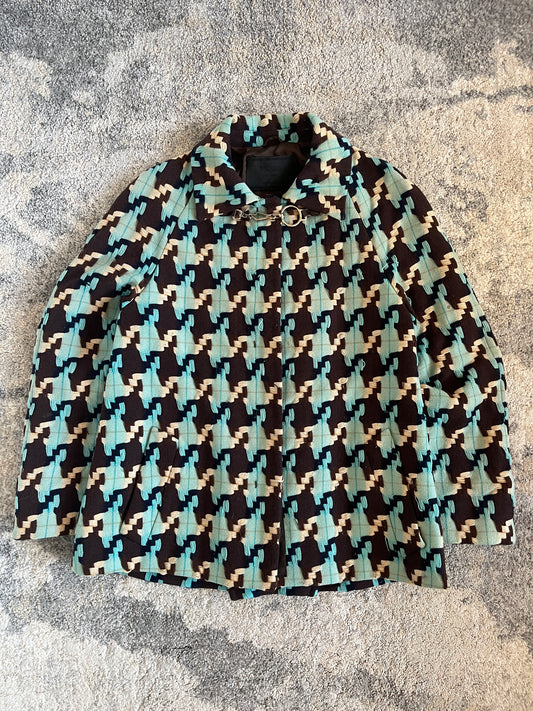 Prada FW2000 jacquard wool jacket