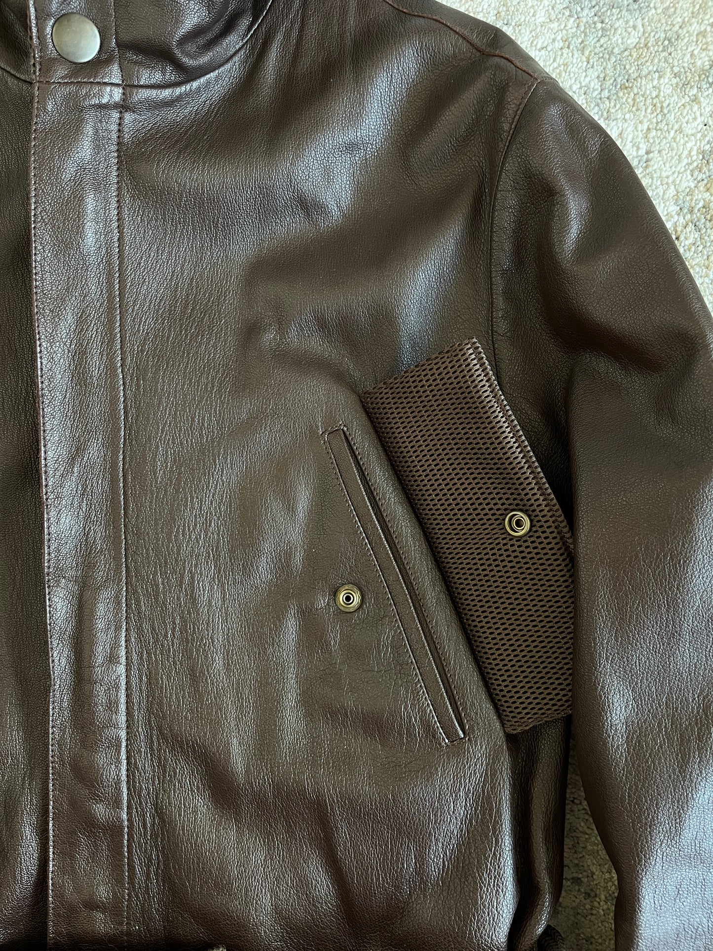 Miu Miu FW1999 leather long coat