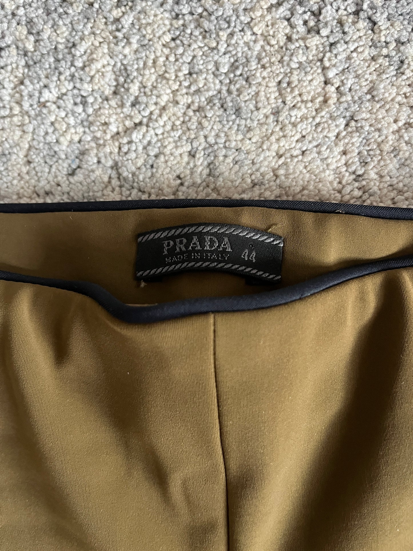 Prada FW1999 runway nylon bootcut pants