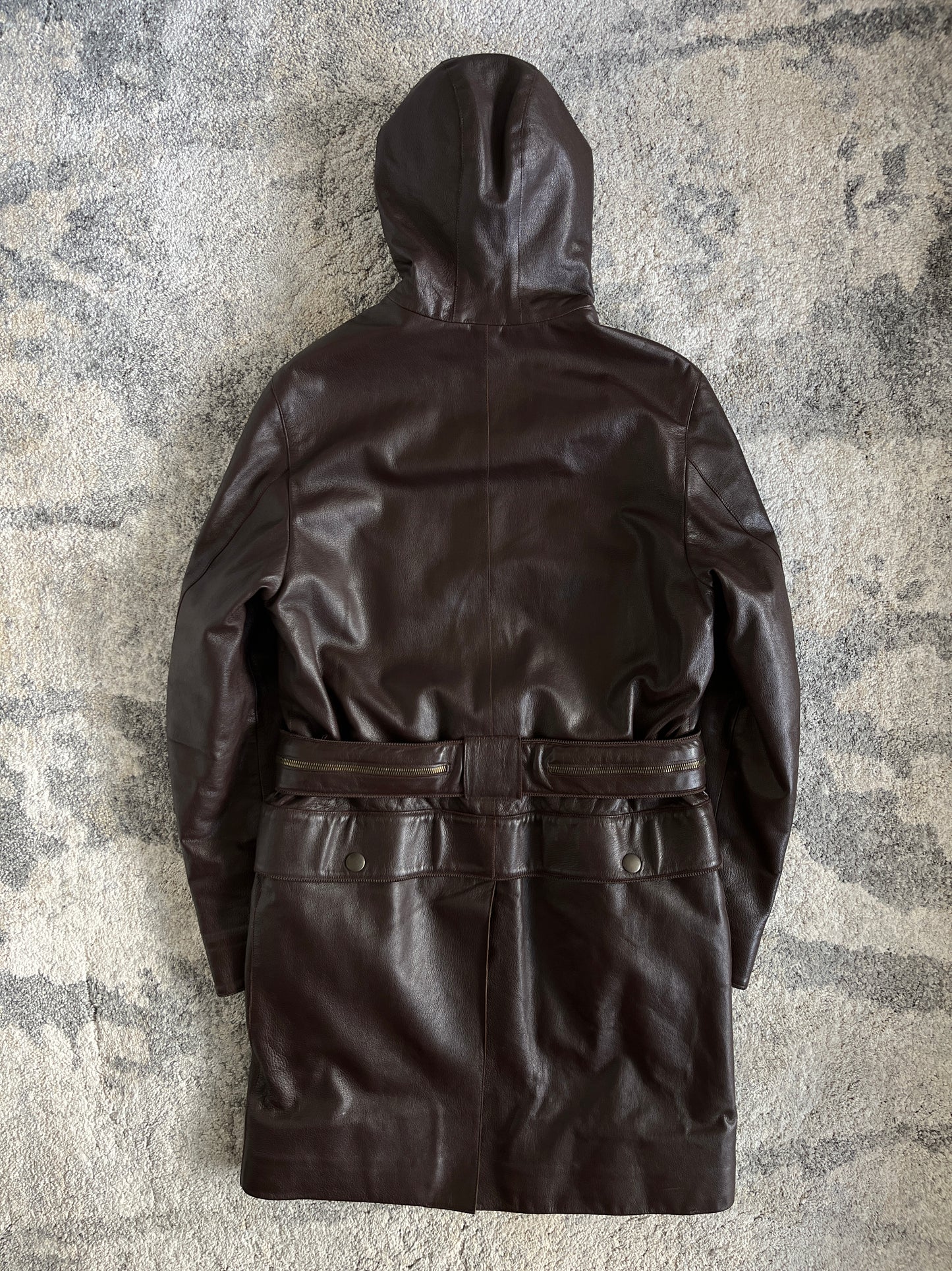 Miu Miu FW1999 leather long coat