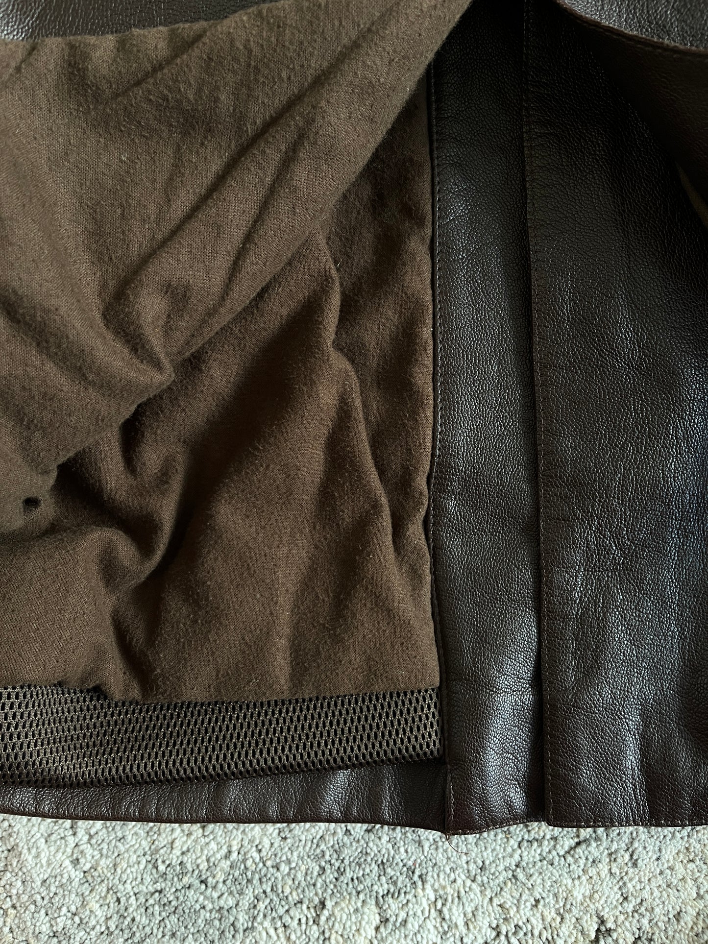 Miu Miu FW1999 leather long coat