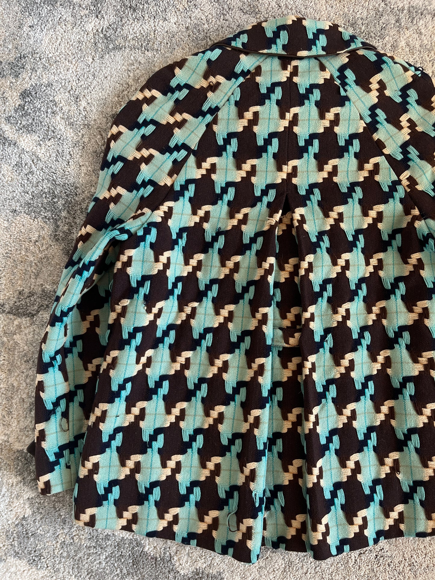 Prada FW2000 jacquard wool jacket