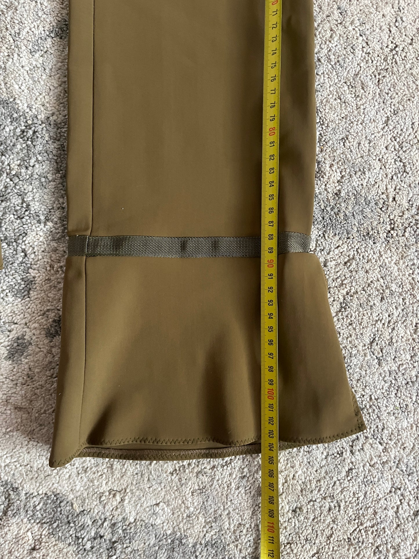 Prada FW1999 runway nylon bootcut pants