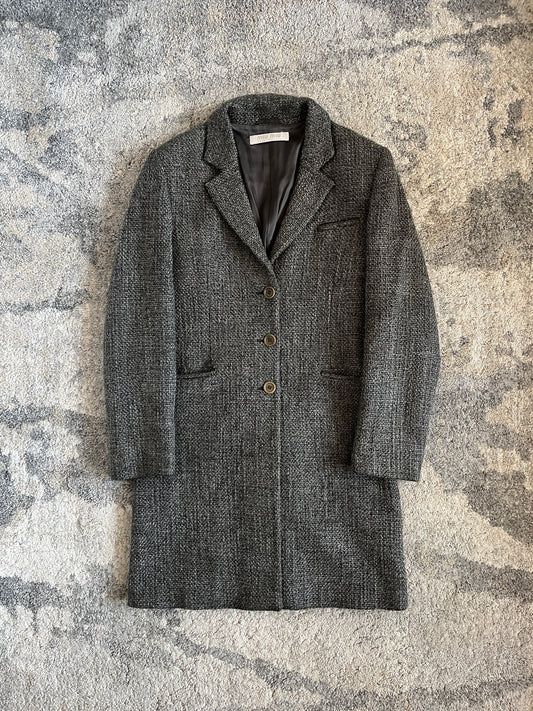 Miu Miu FW1998 wool iridescente sample trench