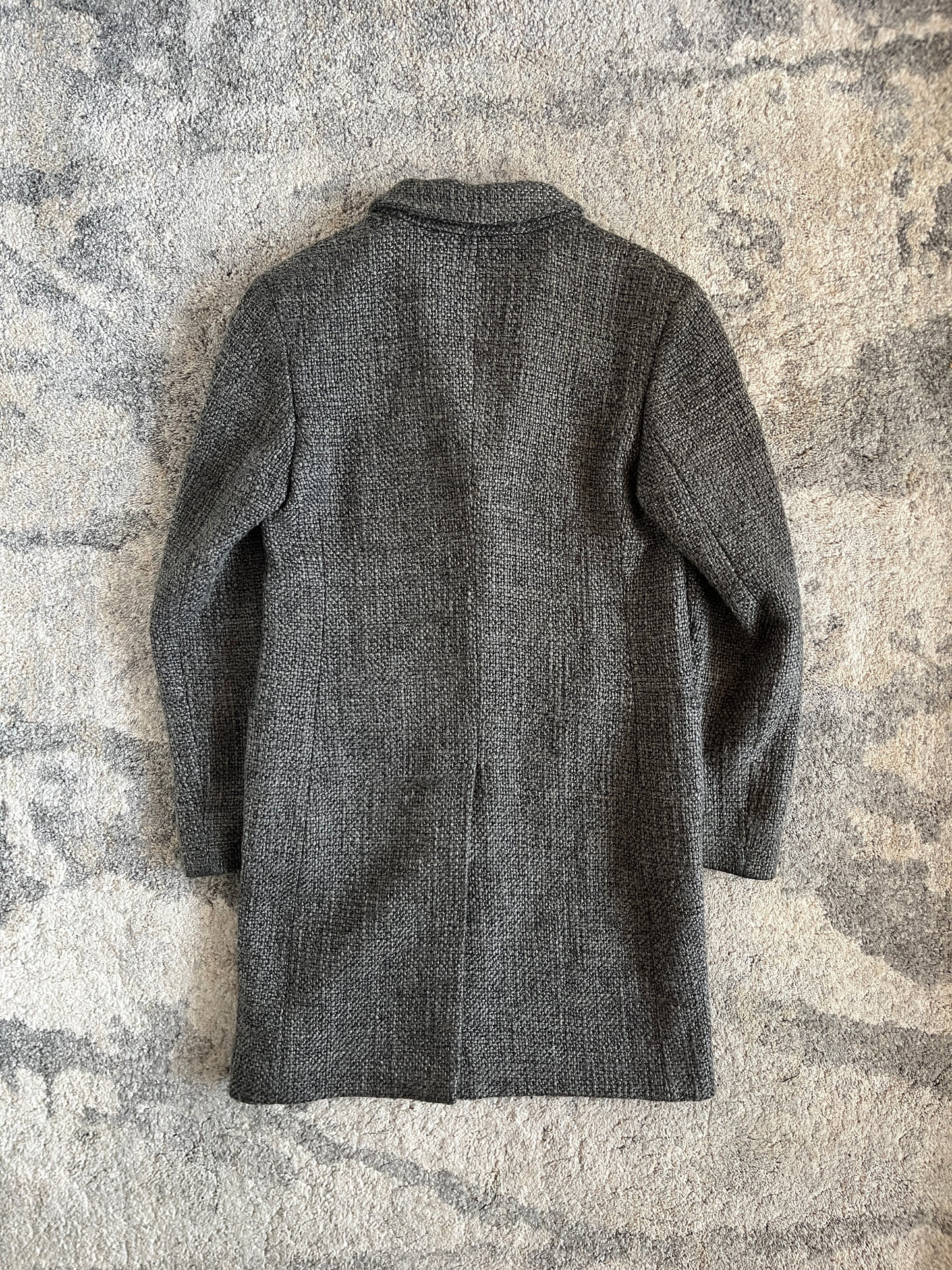 Miu Miu FW1998 wool iridescente sample trench