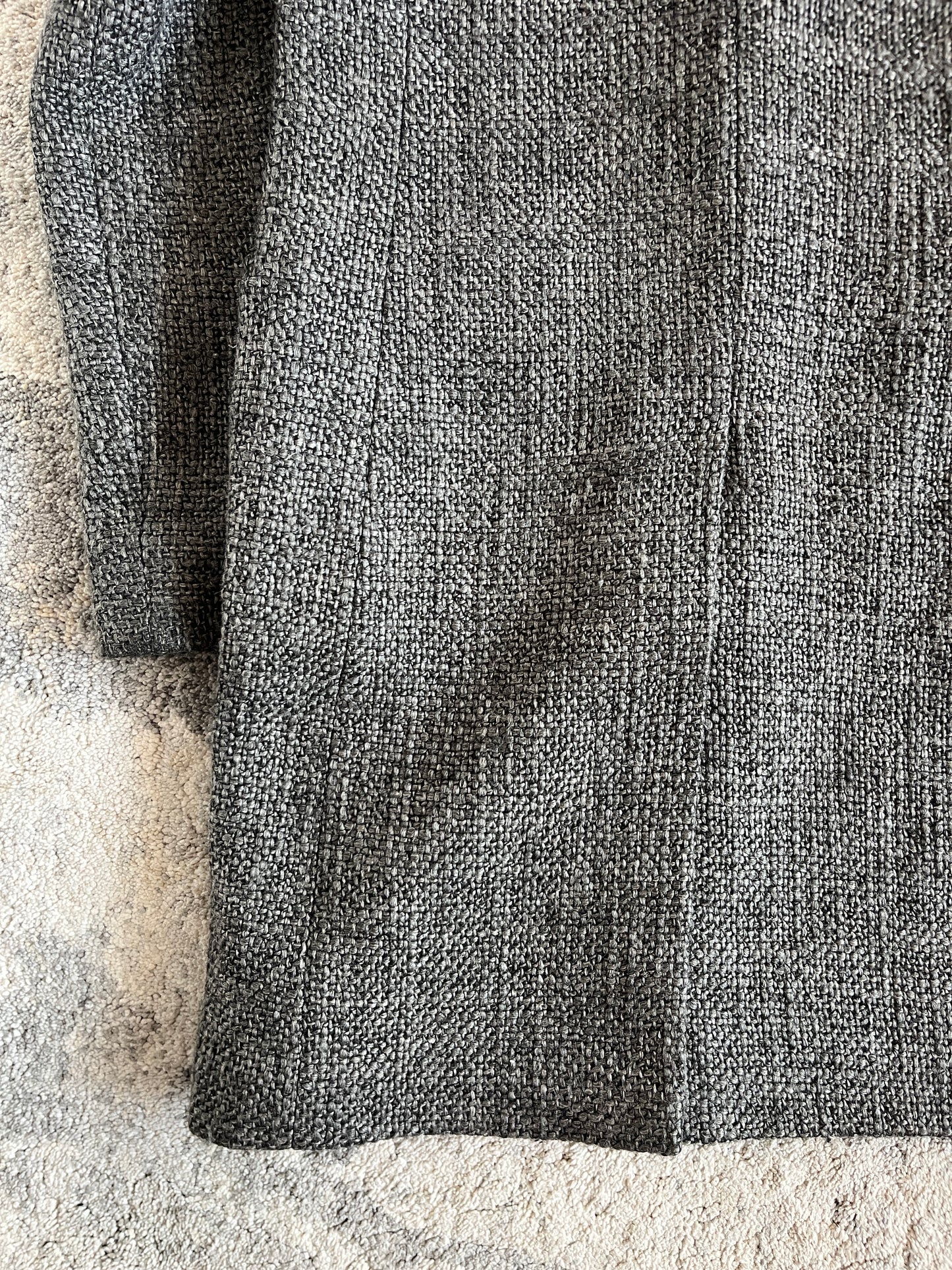 Miu Miu FW1998 wool iridescente sample trench