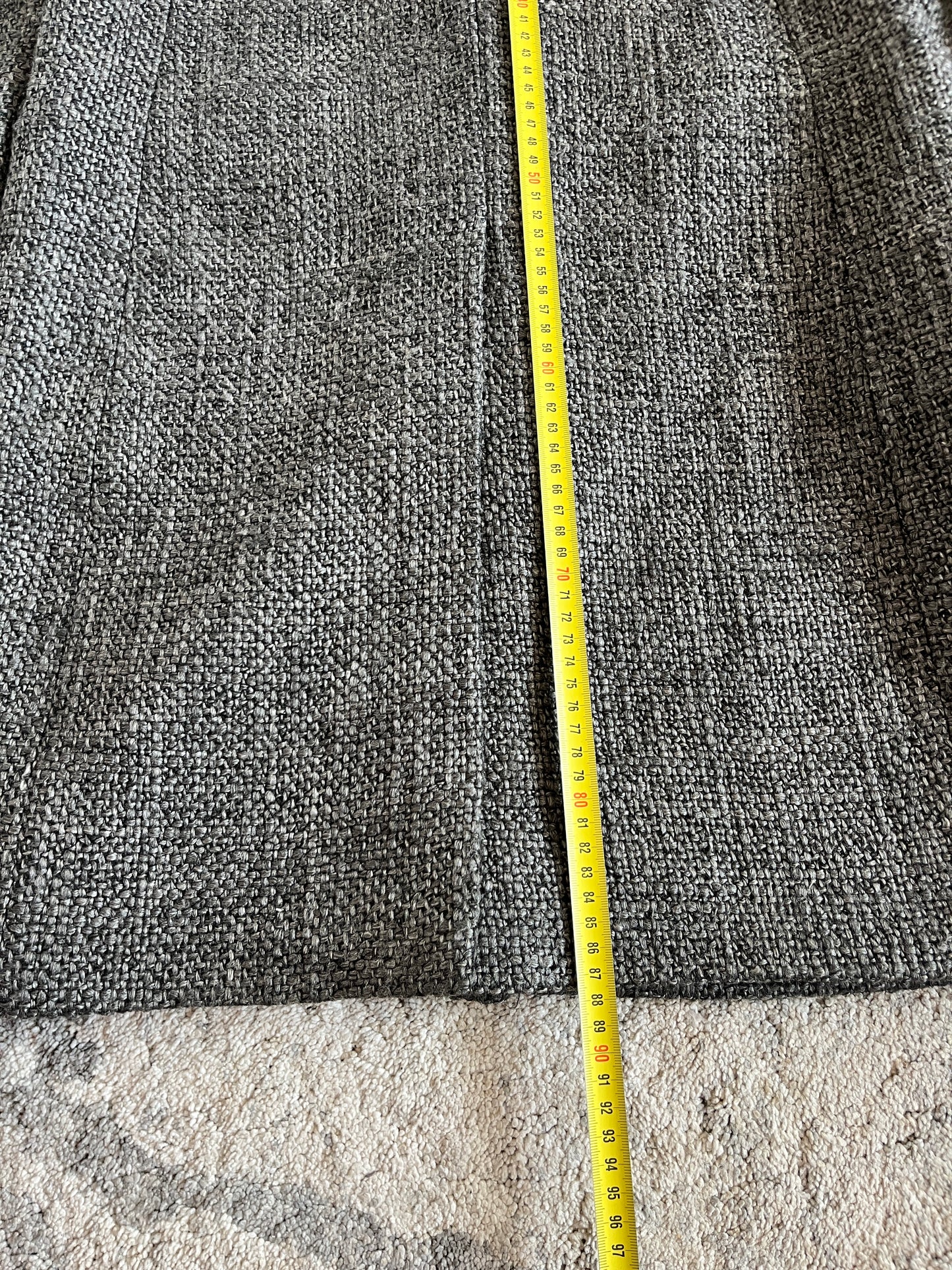 Miu Miu FW1998 wool iridescente sample trench
