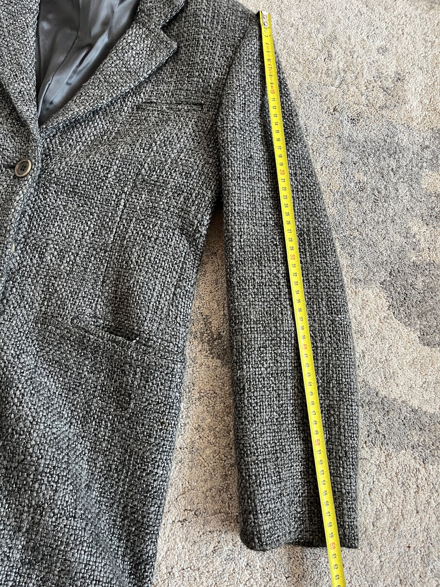 Miu Miu FW1998 wool iridescente sample trench