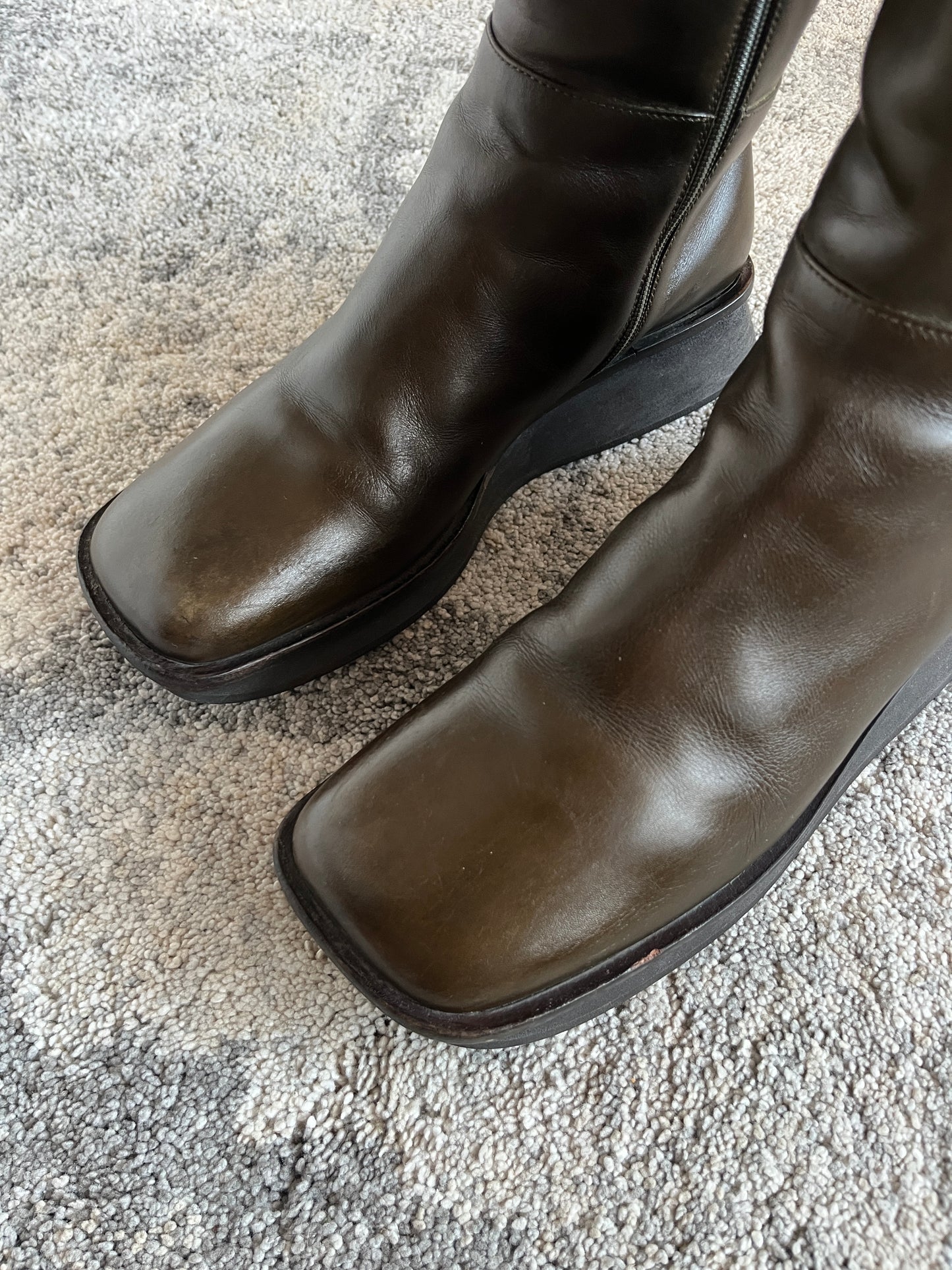 Prada SS1999 leather boots