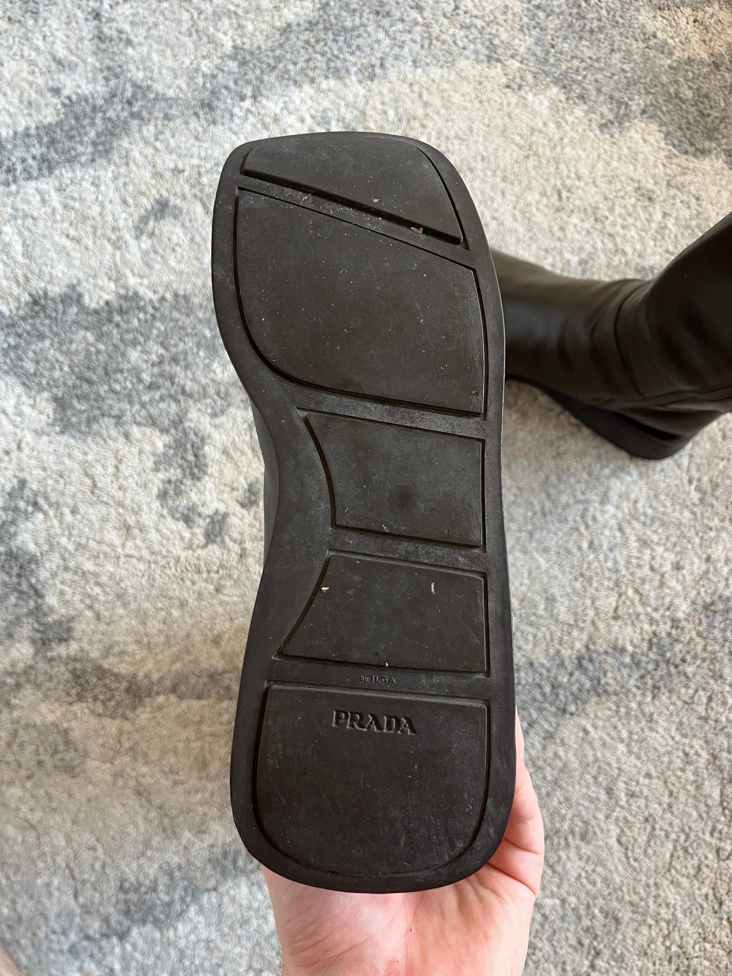 Prada SS1999 leather boots