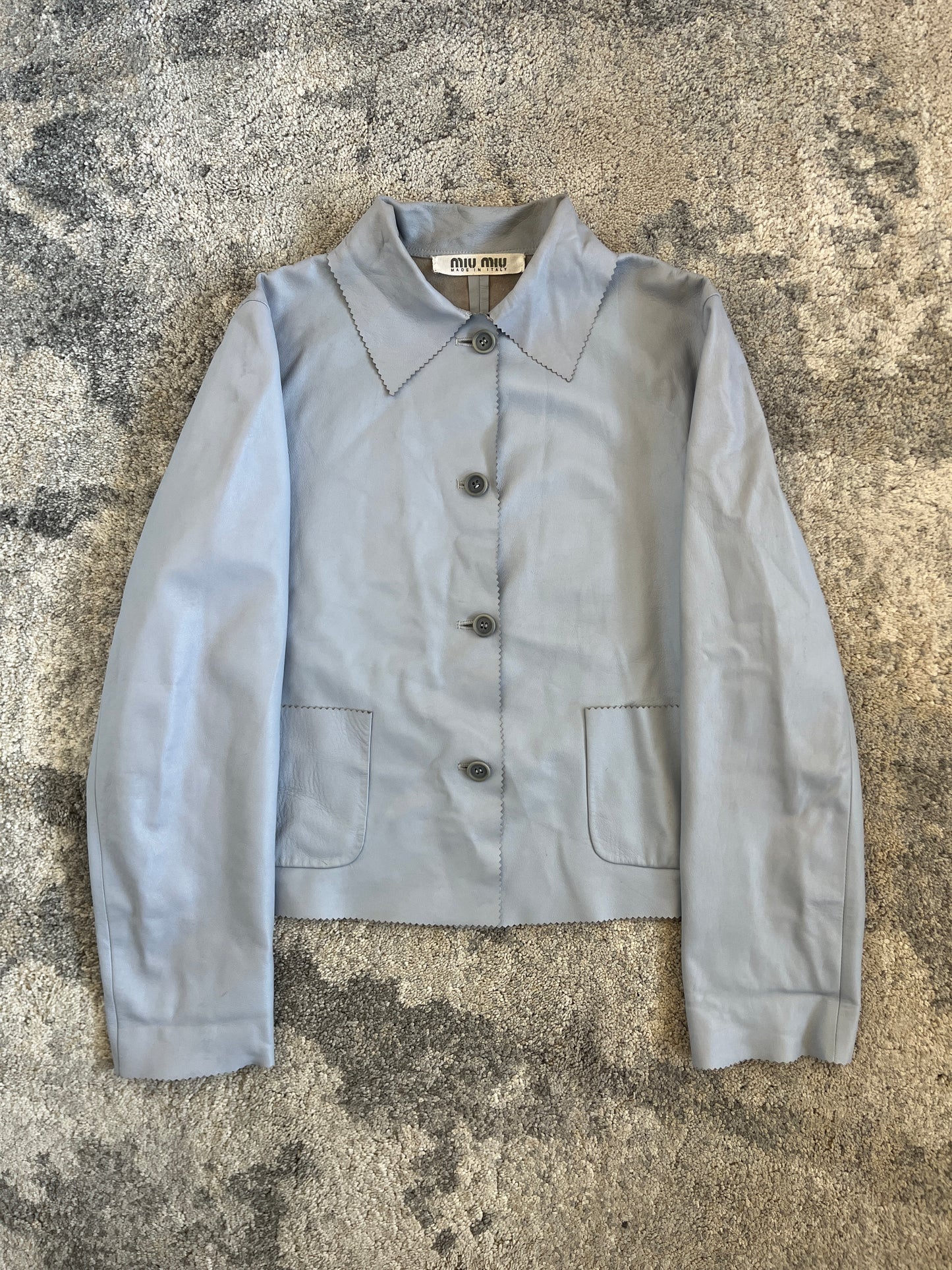 Miu Miu SS1994 soft leather jacket