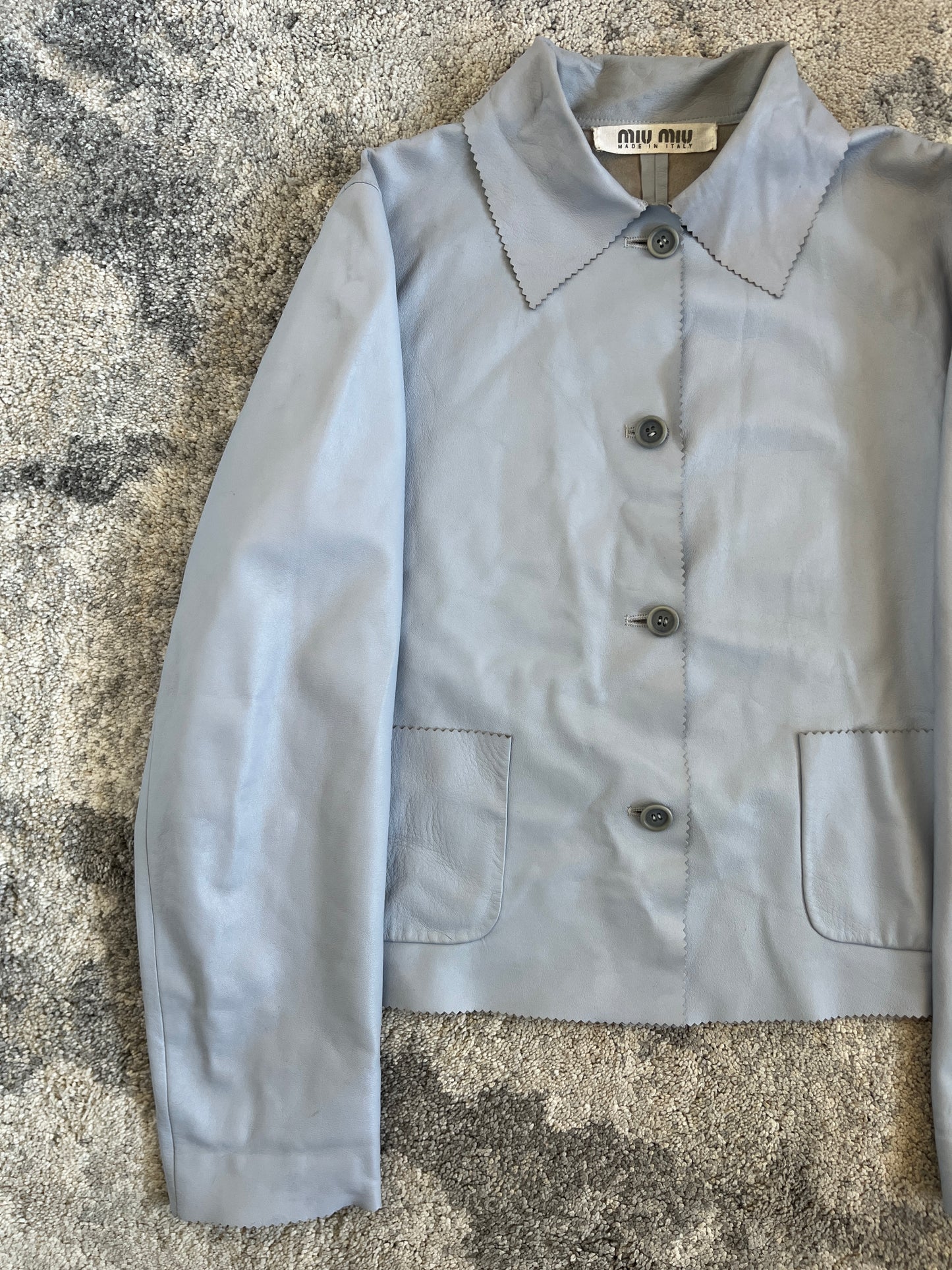 Miu Miu SS1994 soft leather jacket