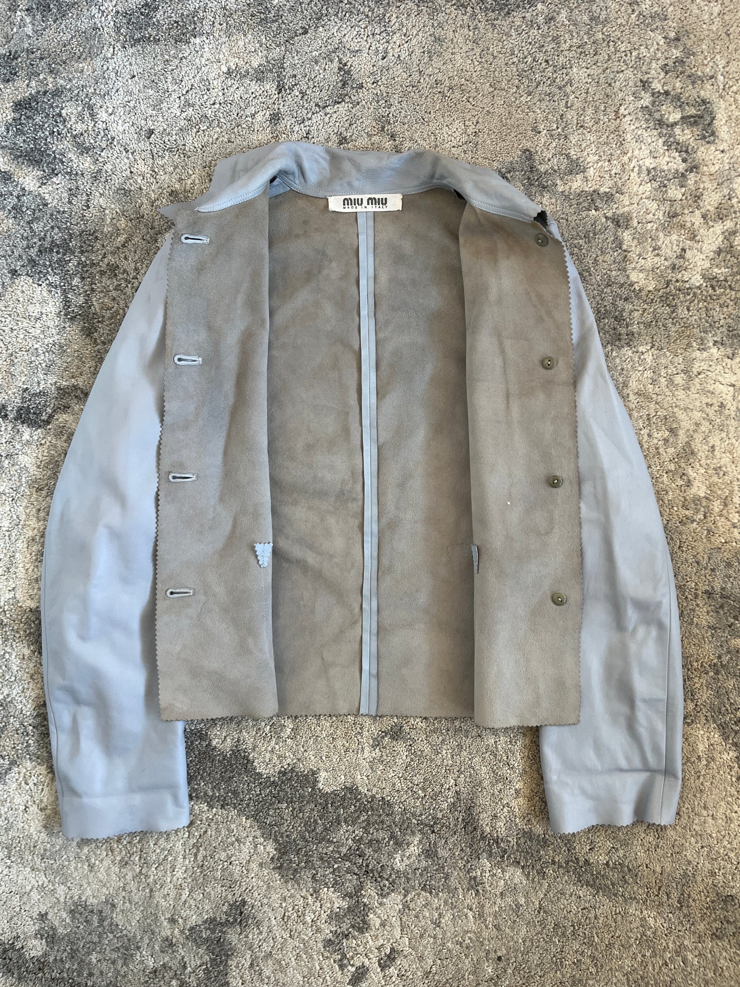 Miu Miu SS1994 soft leather jacket