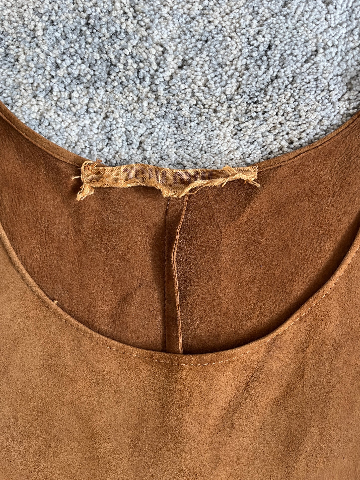 Miu Miu SS1993 suede long dress