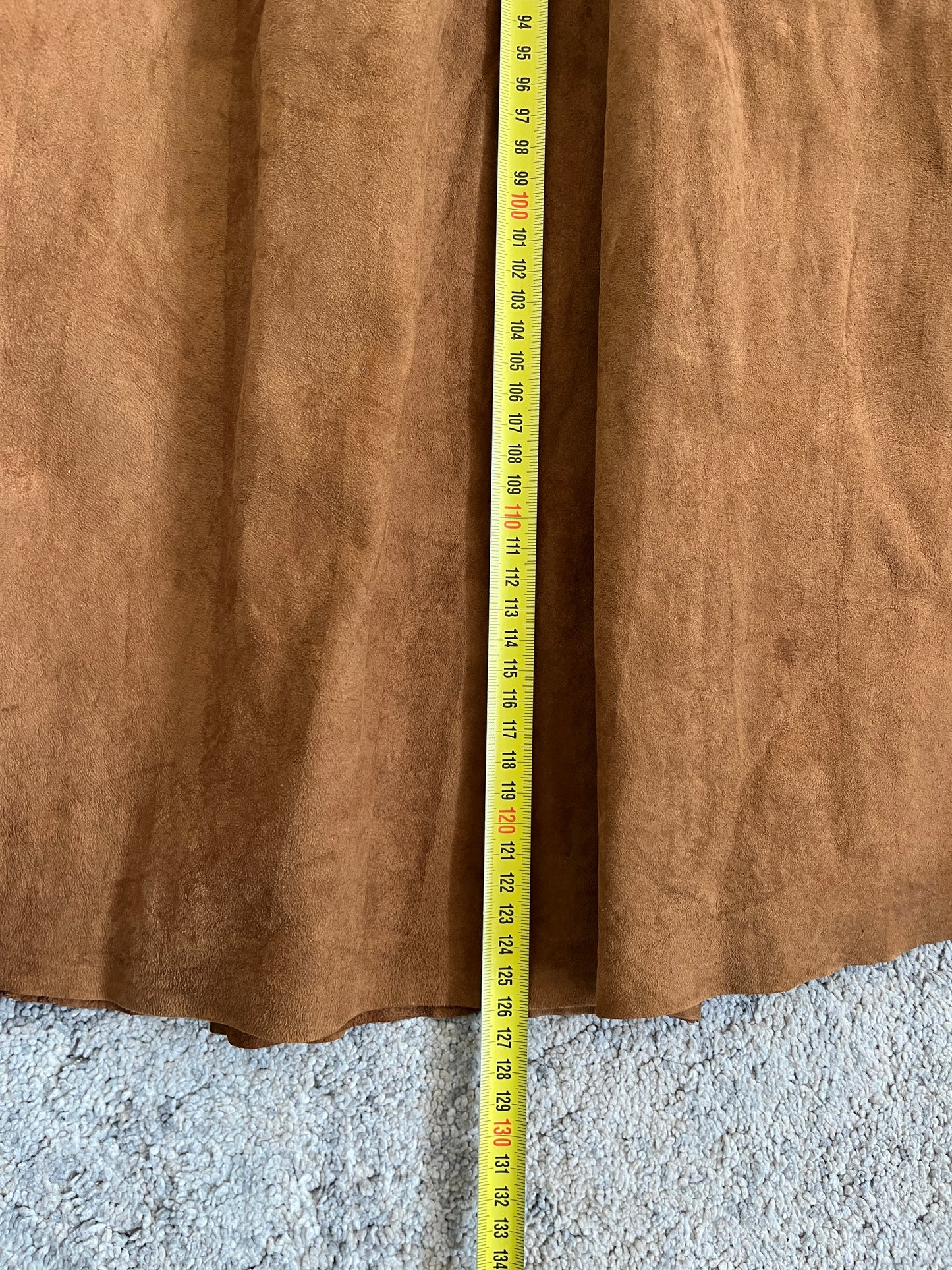Miu Miu SS1993 suede long dress