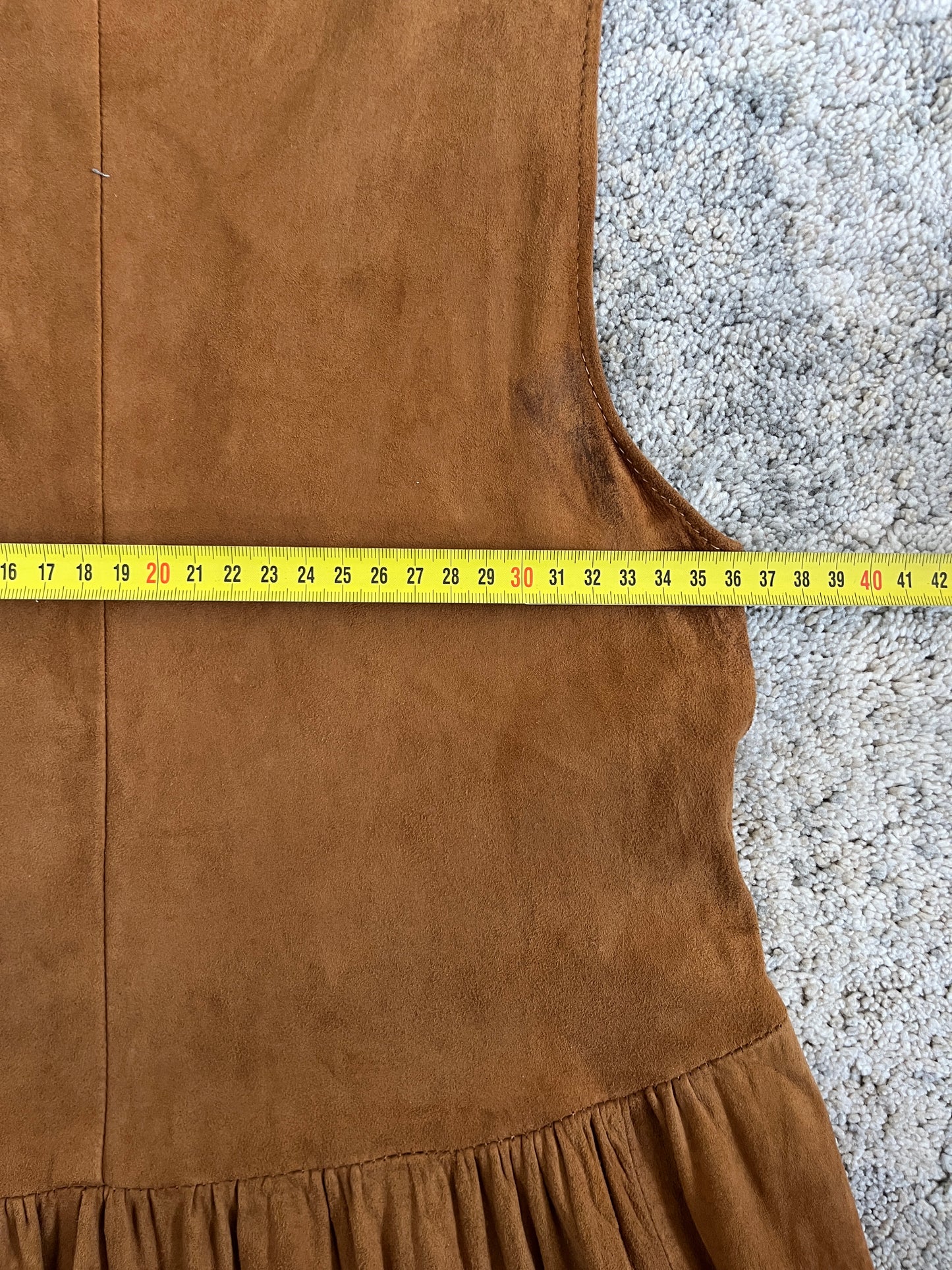Miu Miu SS1993 suede long dress