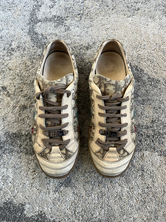 Dior 2000's monogram flat trainers