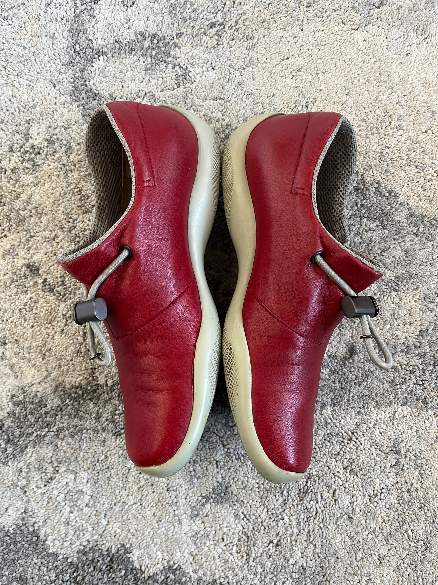Prada SS1999 leather elastic trainers