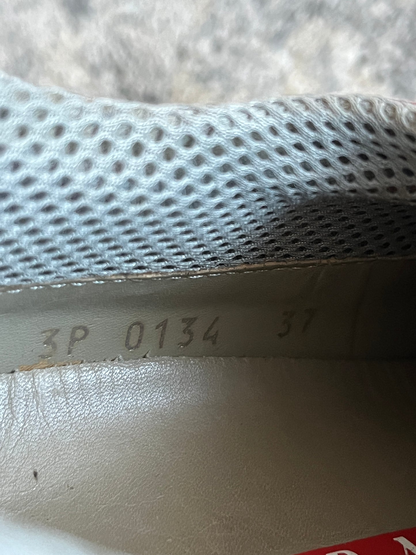 Prada SS1999 leather elastic trainers