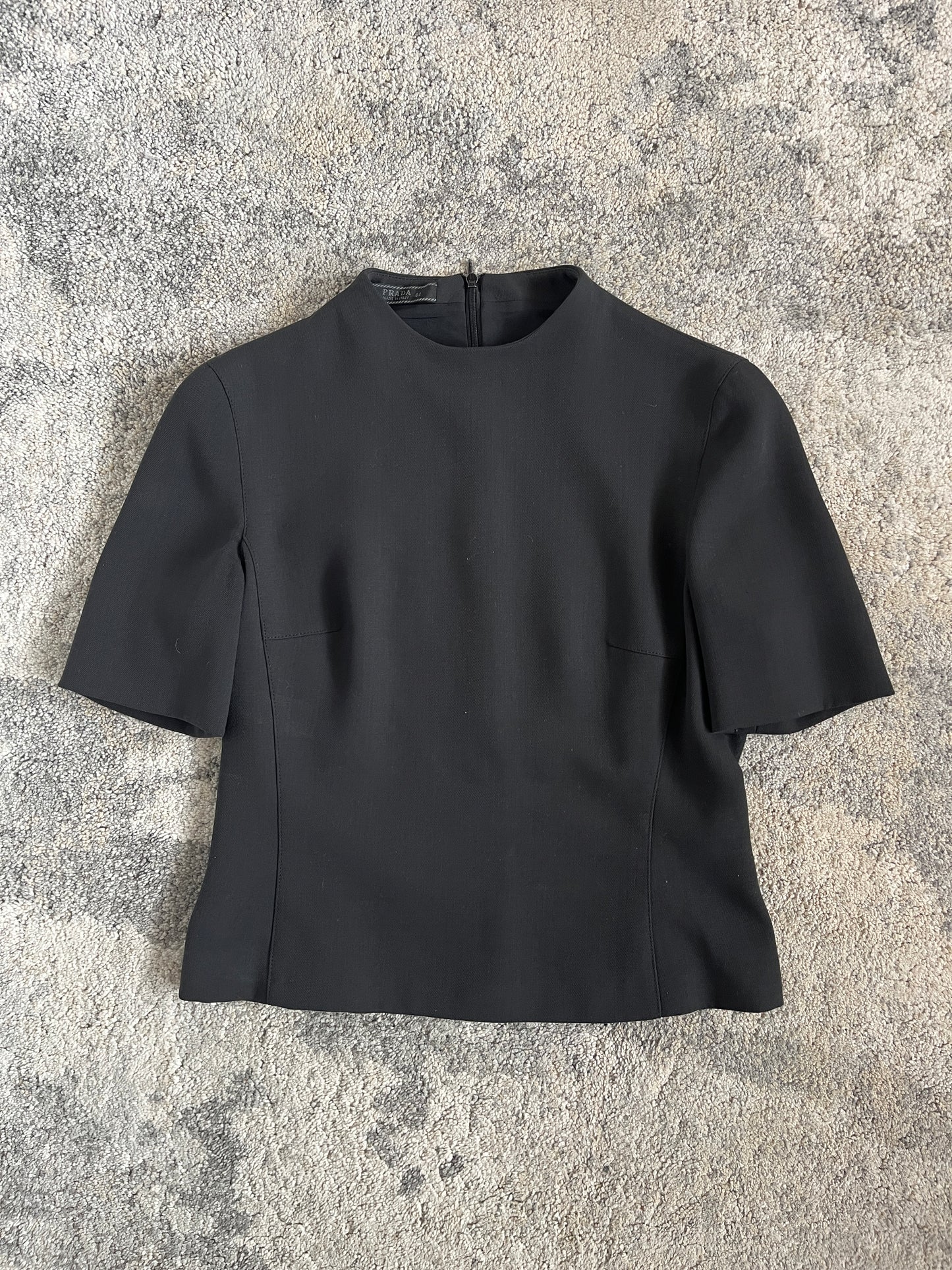 Prada 1999 wool tailored tee shirt