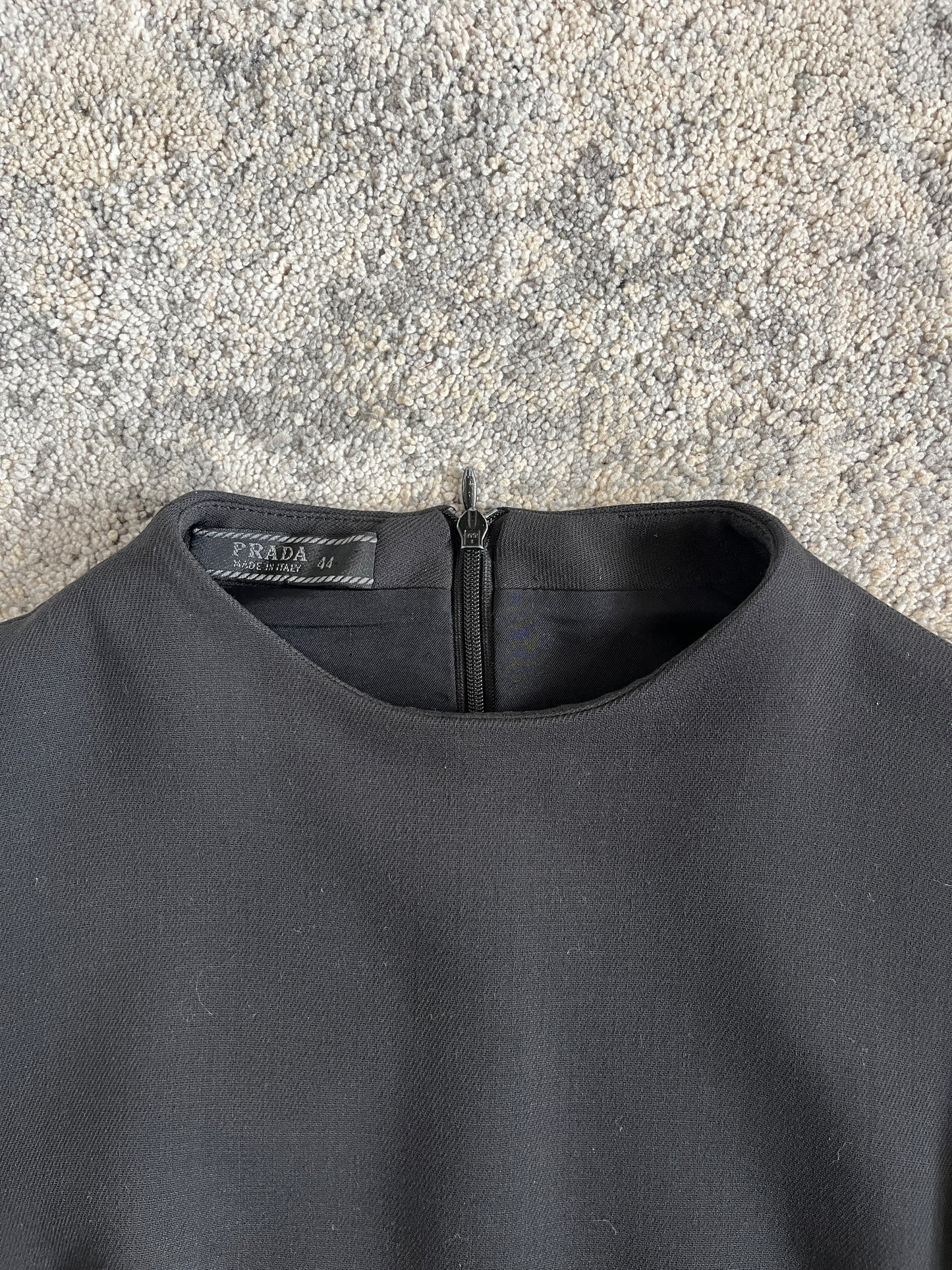 Prada 1999 wool tailored tee shirt