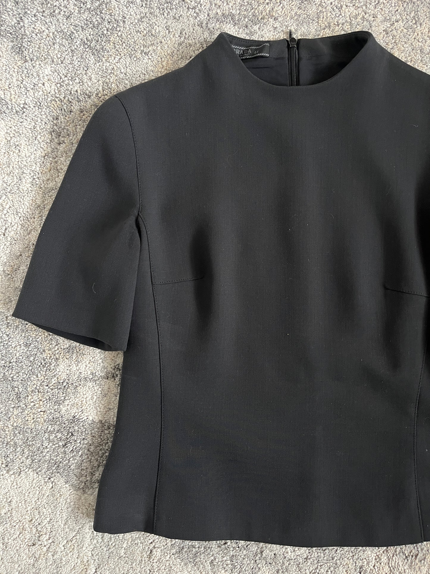 Prada 1999 wool tailored tee shirt