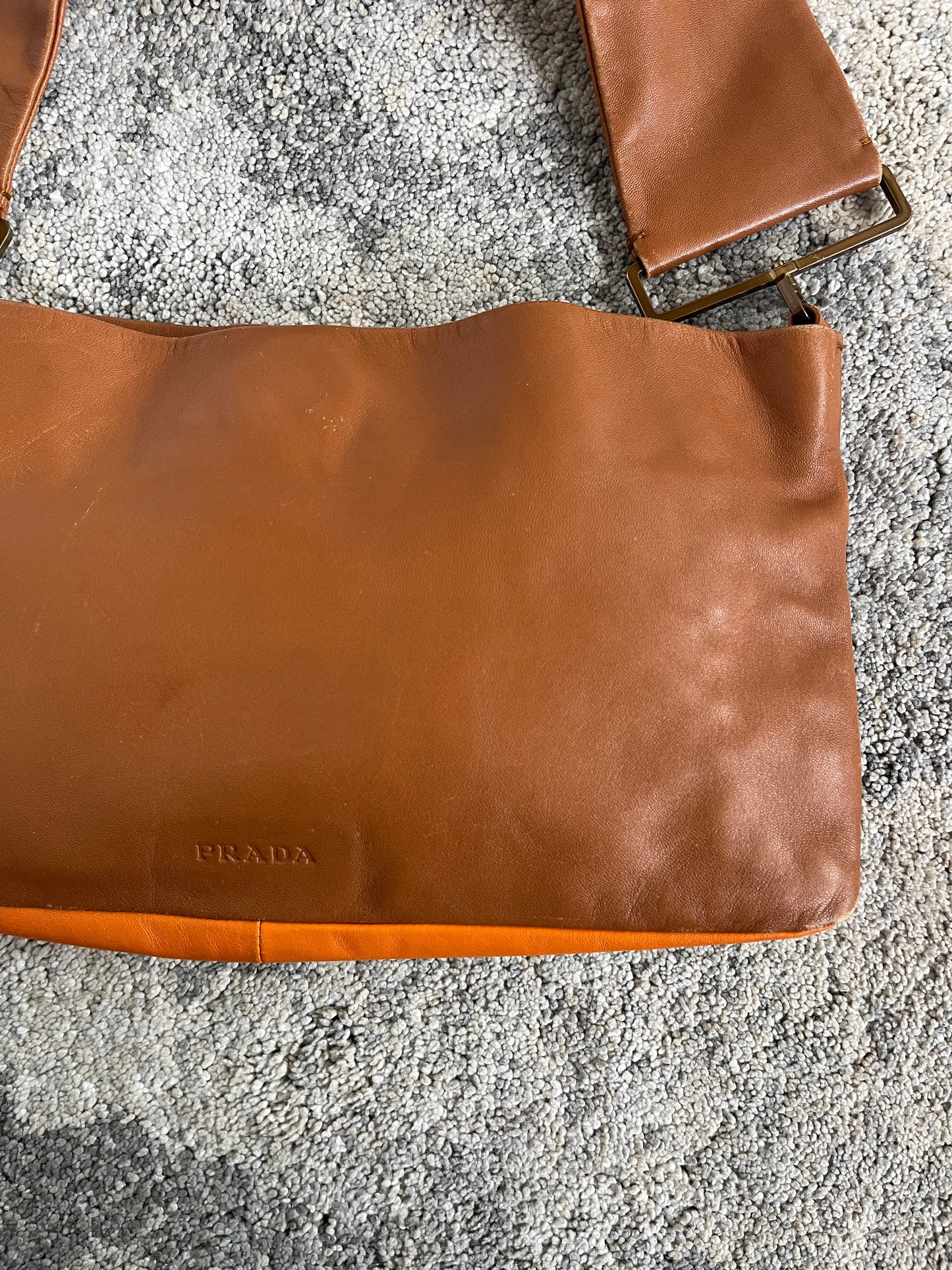 Prada SS2001 leather hand bag