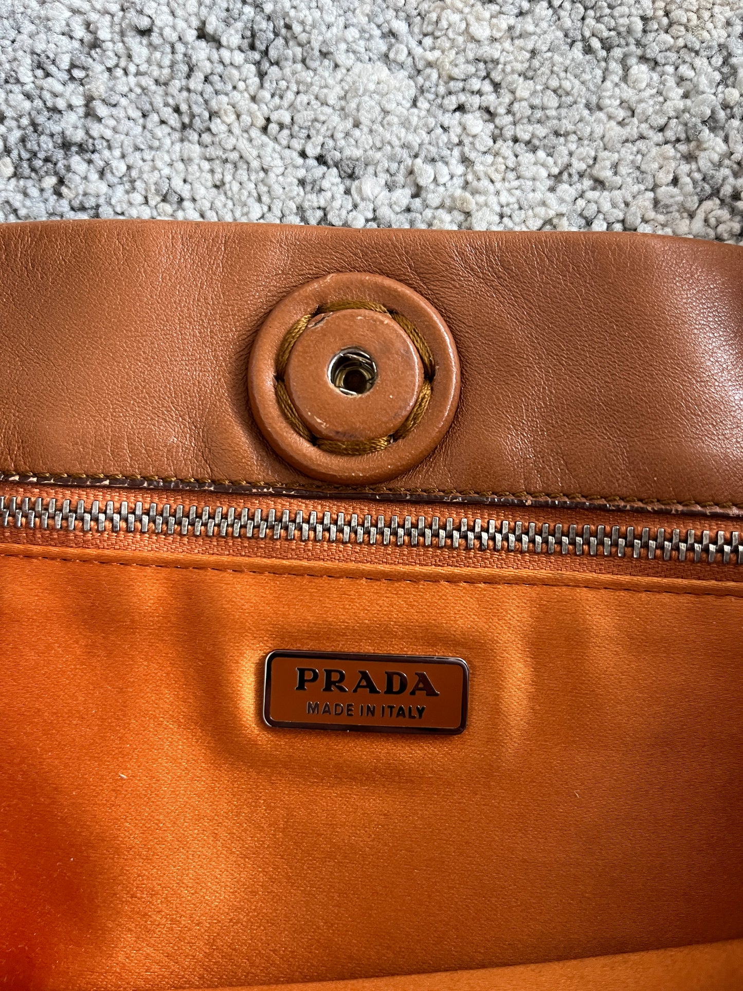 Prada SS2001 leather hand bag