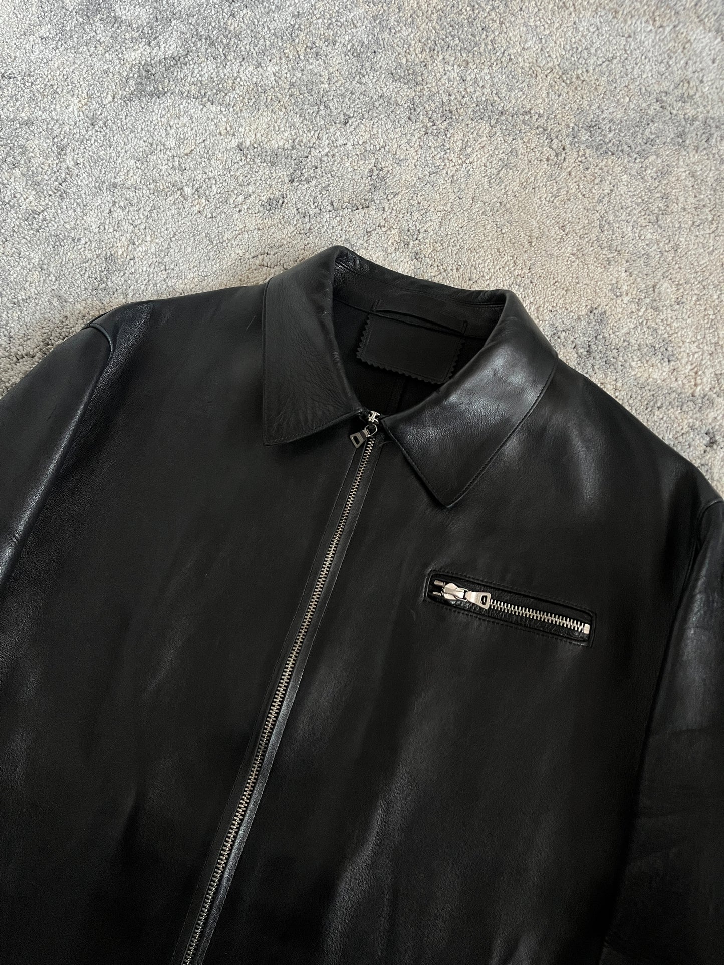 Prada FW1999 leather jacket