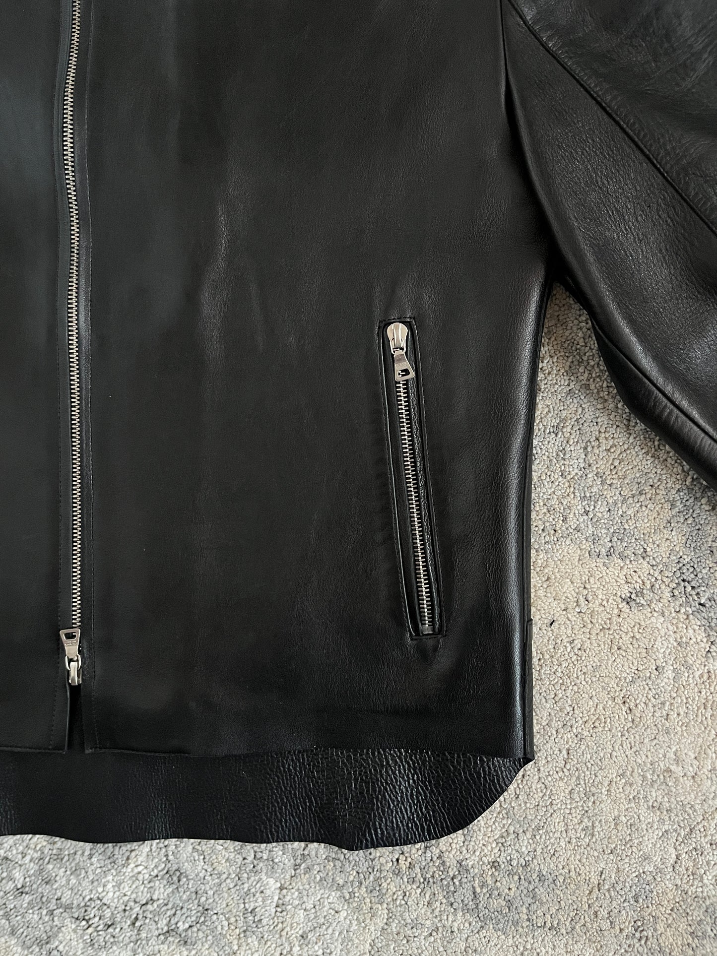 Prada FW1999 leather jacket