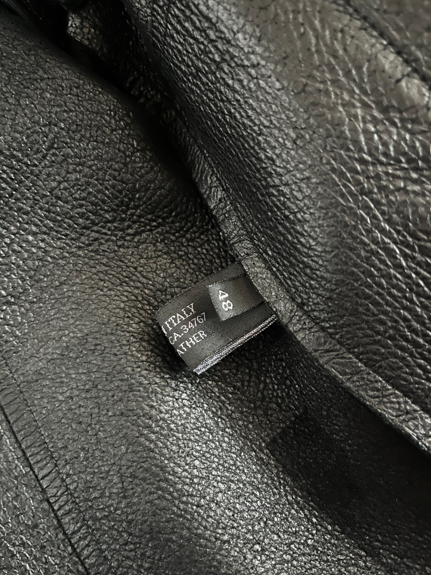 Prada FW1999 leather jacket