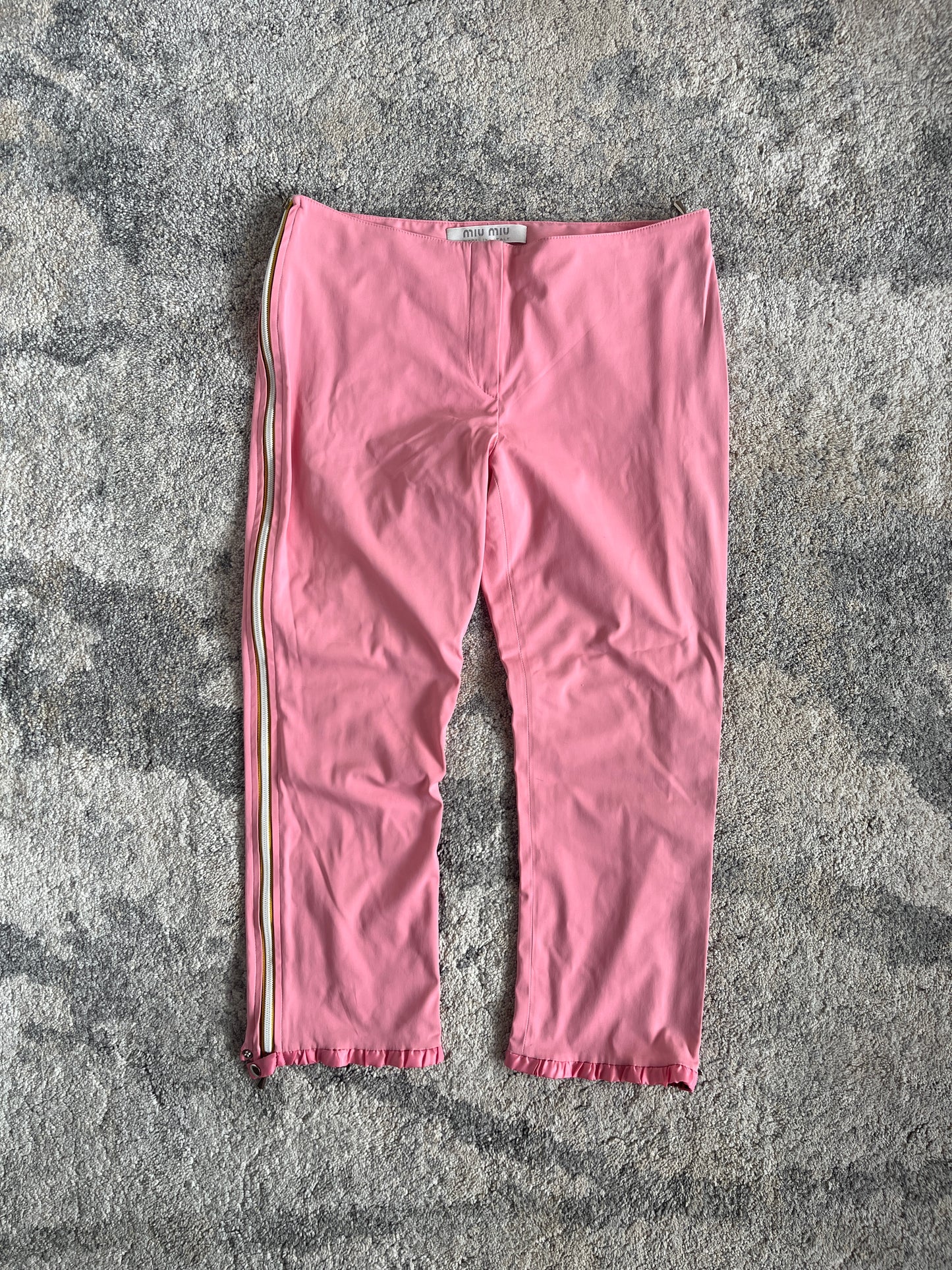 Miu Miu 2000 nylon capri pants