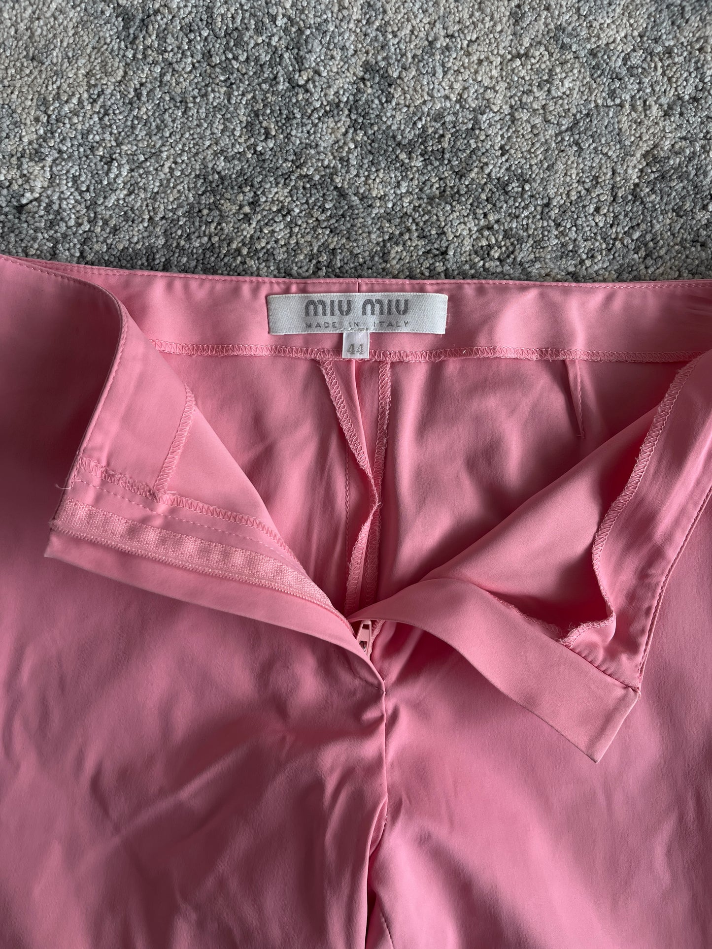 Miu Miu 2000 nylon capri pants