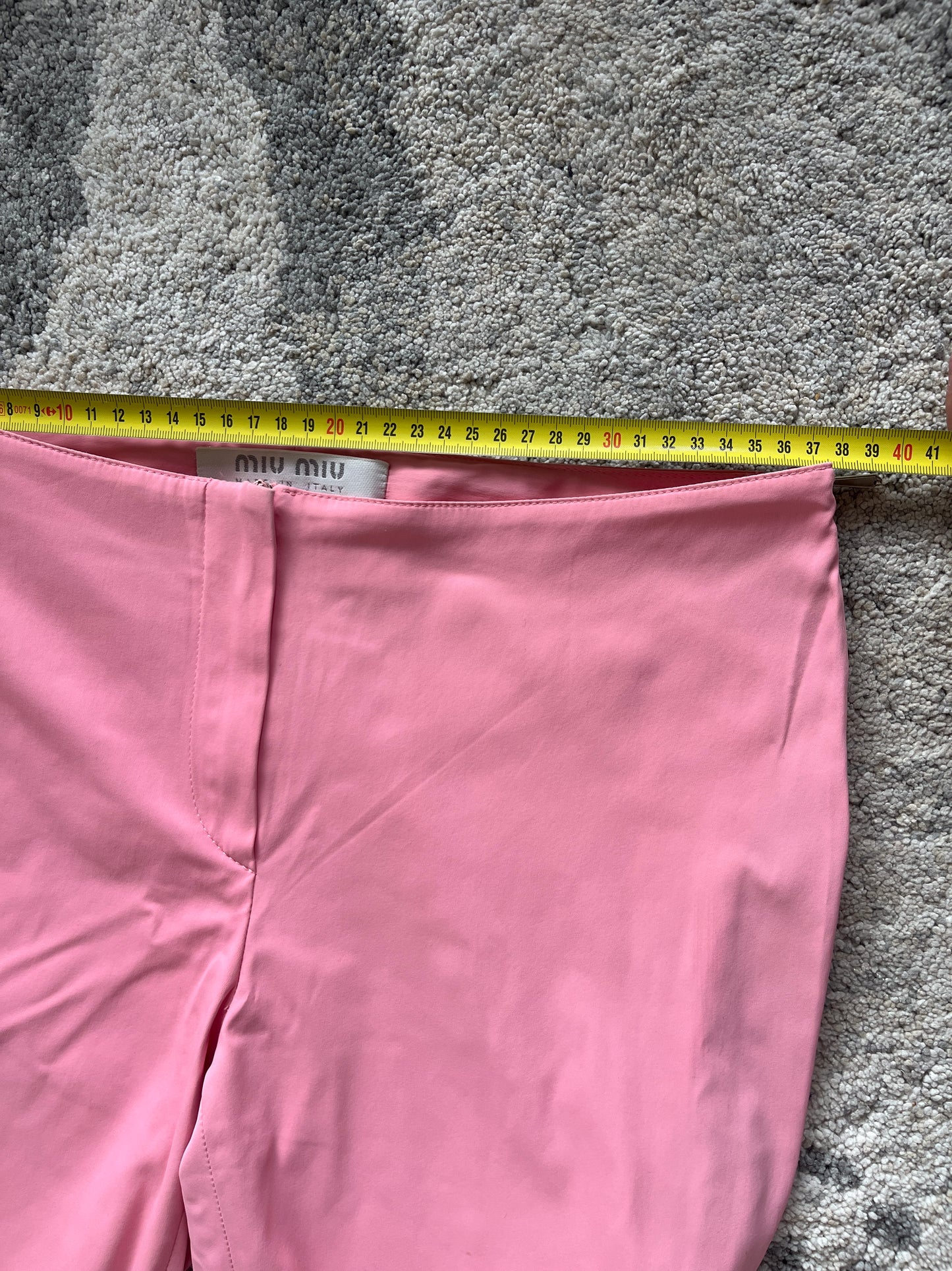 Miu Miu 2000 nylon capri pants