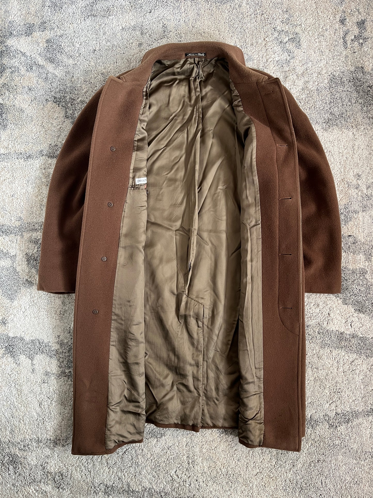 Emporio Armani 2000's wool long coat