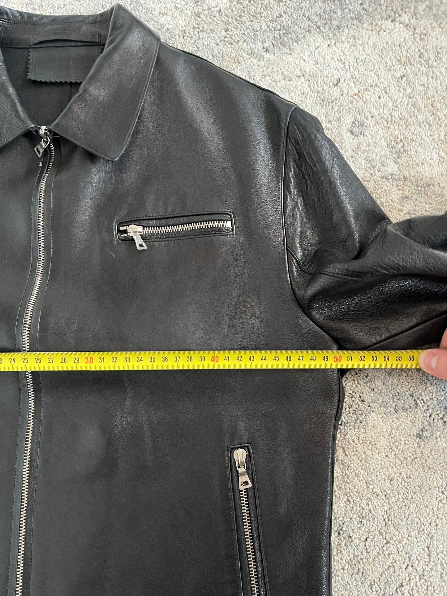Prada FW1999 leather jacket