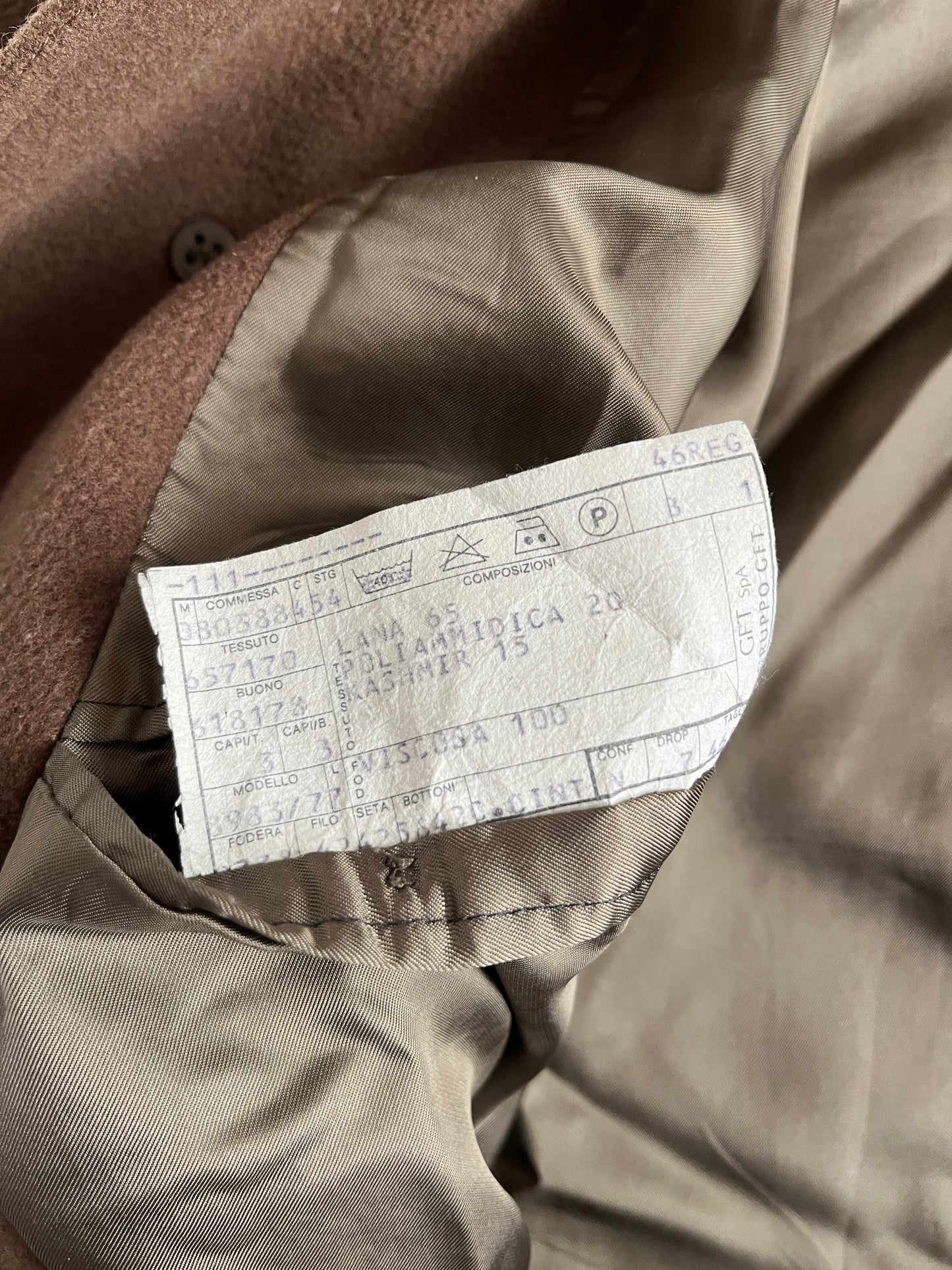 Emporio Armani 2000's wool long coat