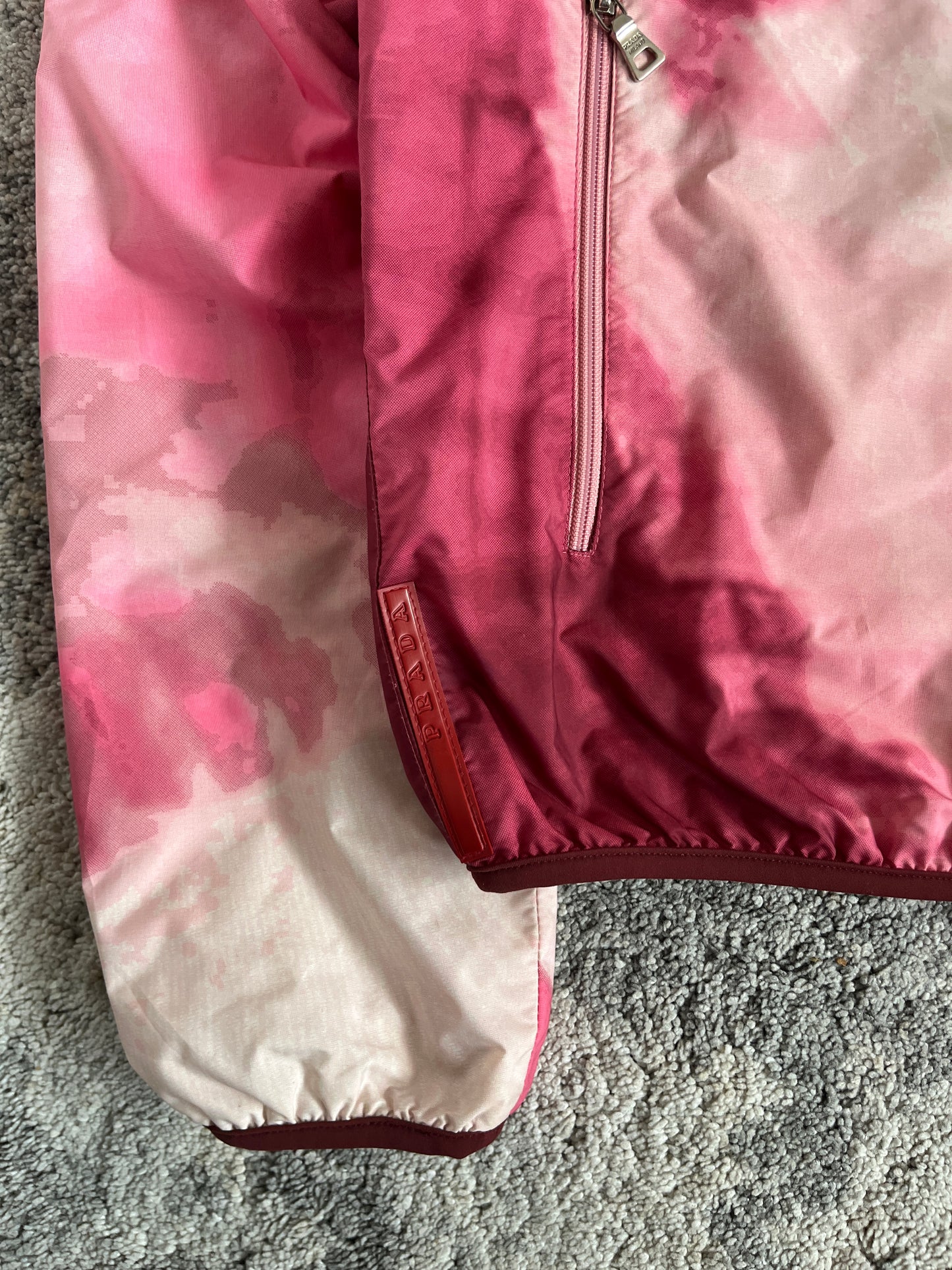 Prada SS2000 print convertible nylon jacket