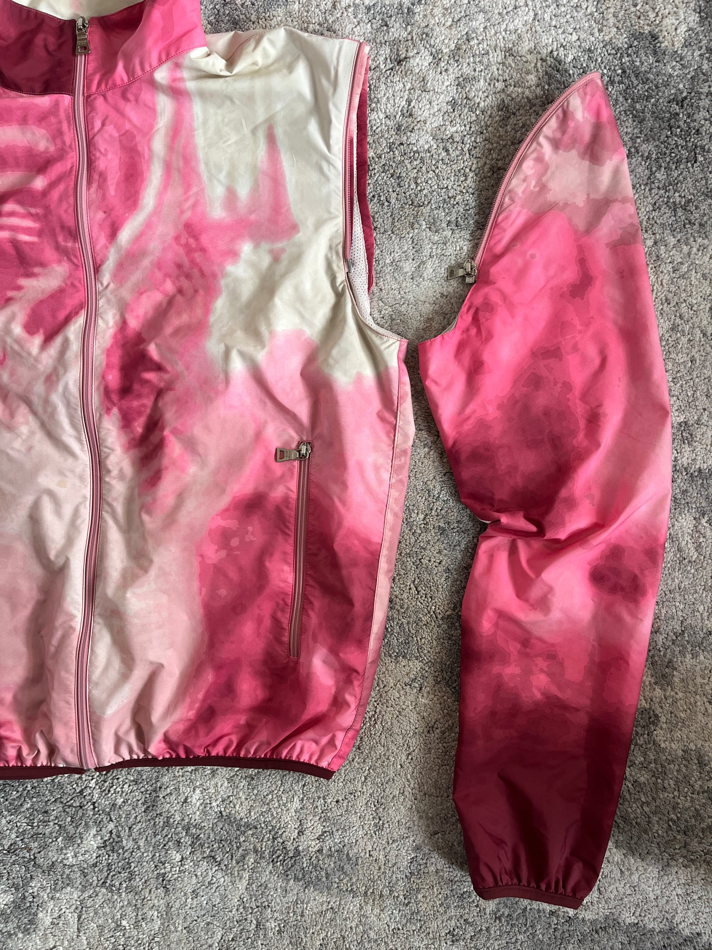 Prada SS2000 print convertible nylon jacket