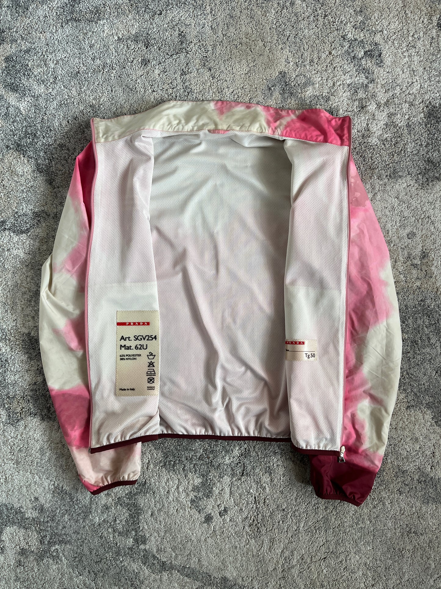 Prada SS2000 print convertible nylon jacket