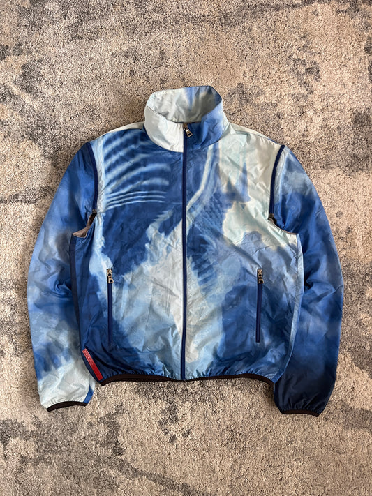 Prada SS2000 print convertible nylon jacket