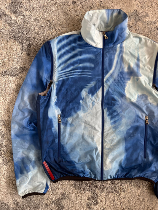 Prada SS2000 print convertible nylon jacket