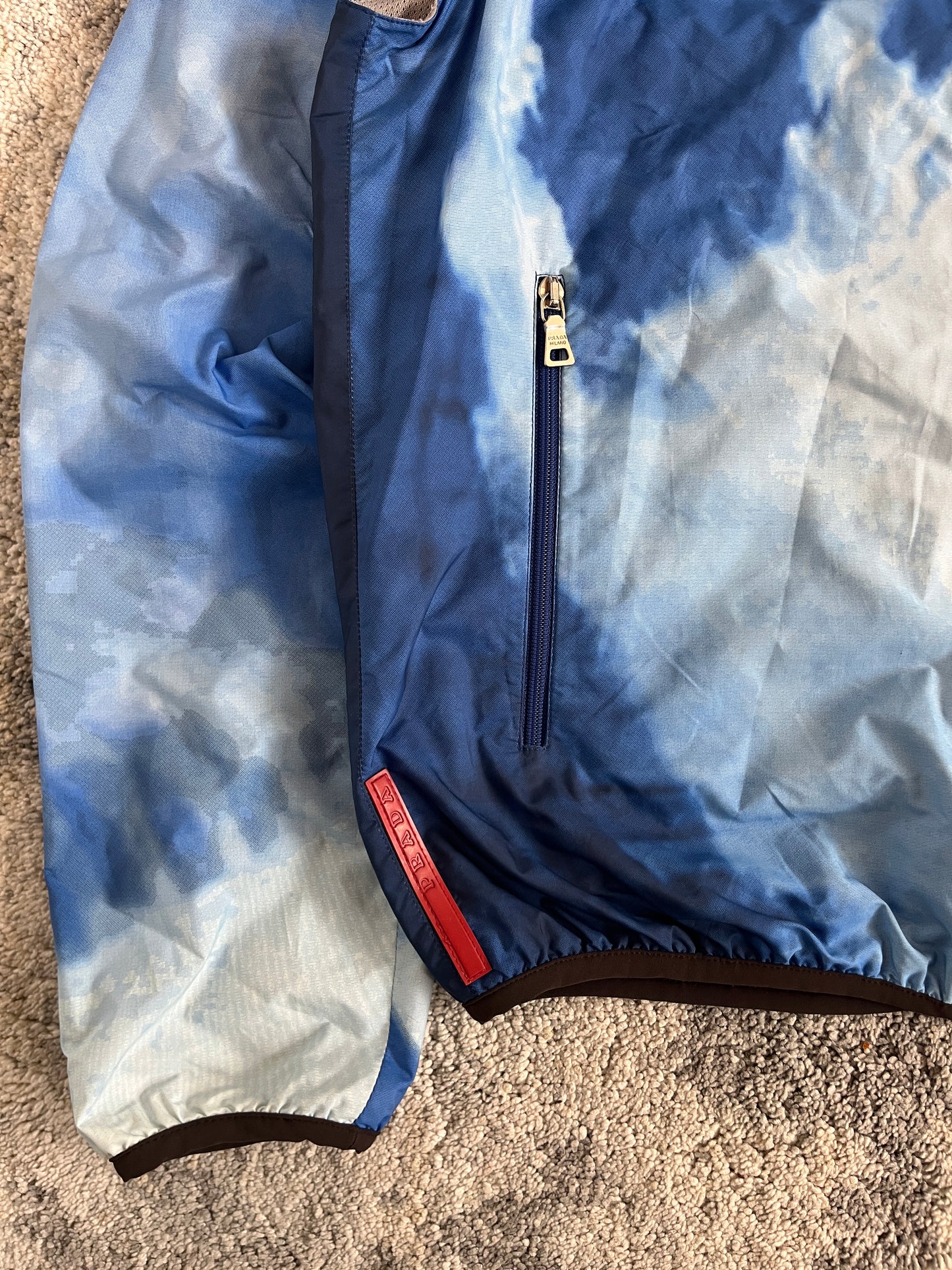 Prada SS2000 print convertible nylon jacket