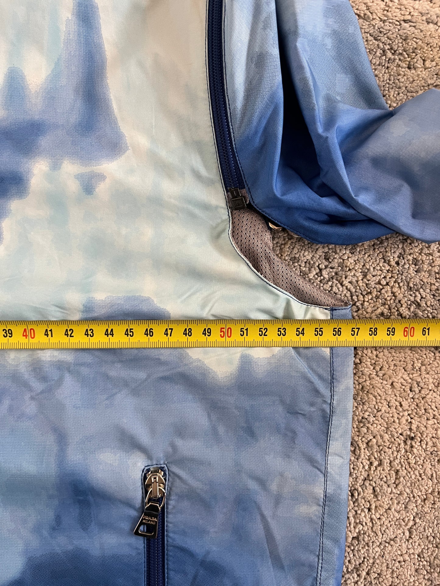 Prada SS2000 print convertible nylon jacket
