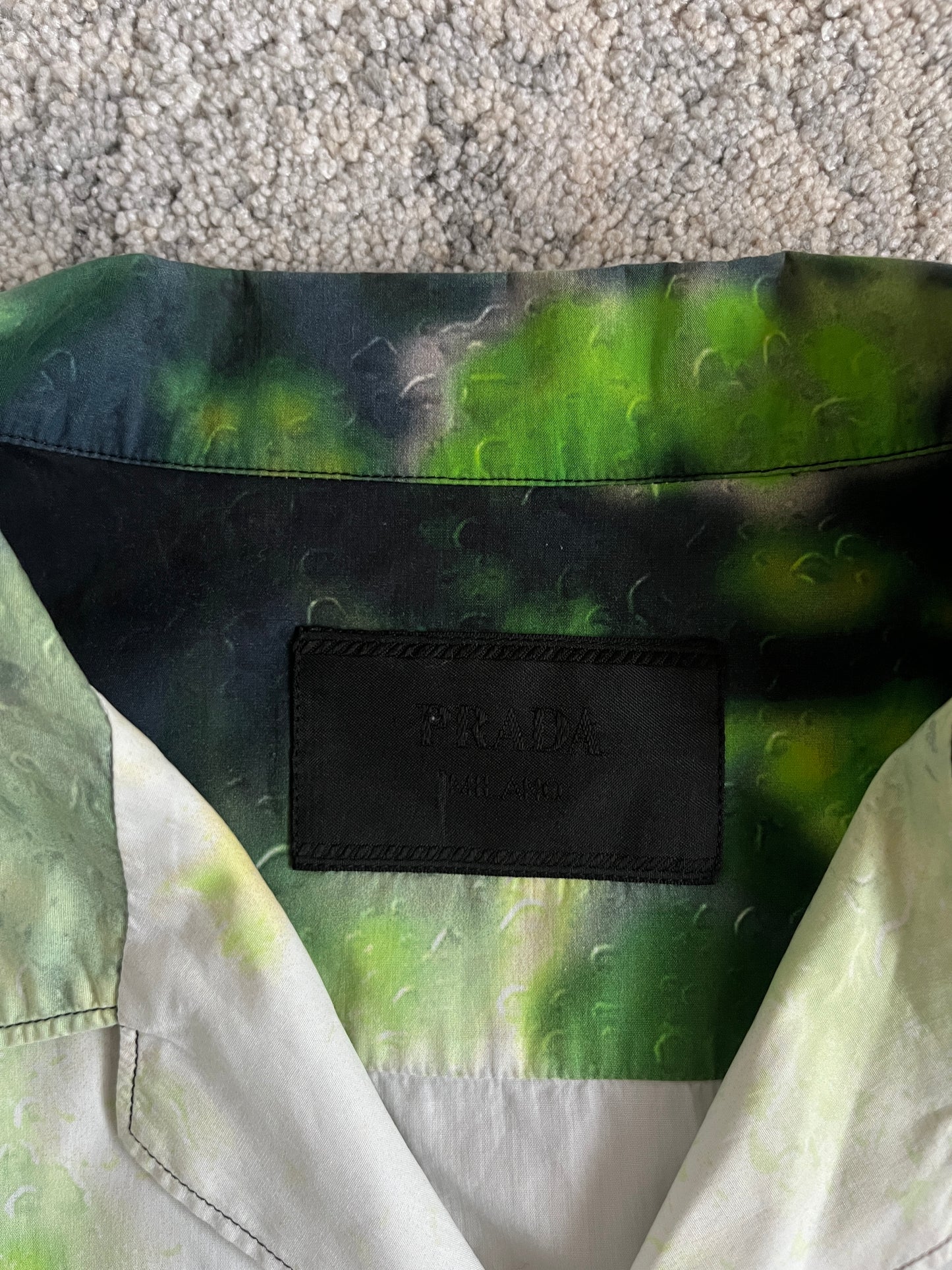 Prada SS2018 cotton bowling shirt