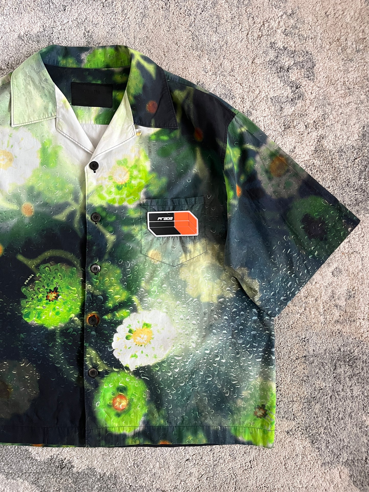 Prada SS2018 cotton bowling shirt