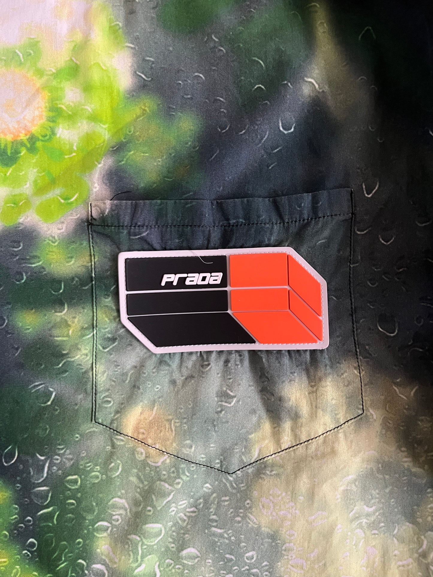 Prada SS2018 cotton bowling shirt