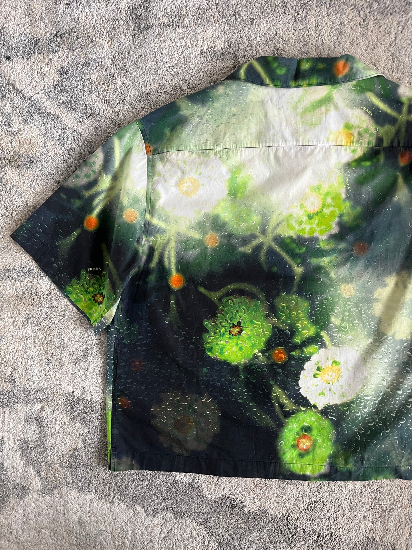 Prada SS2018 cotton bowling shirt