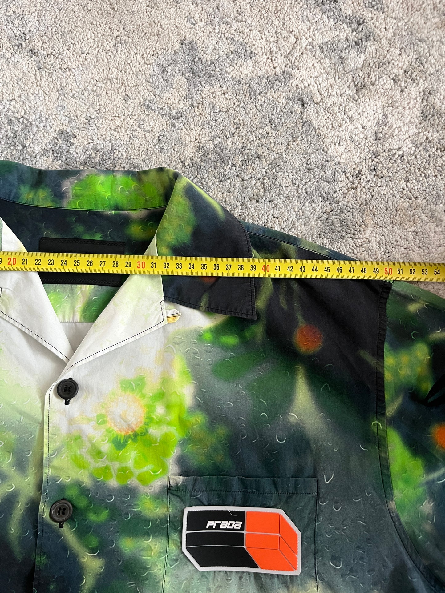 Prada SS2018 cotton bowling shirt