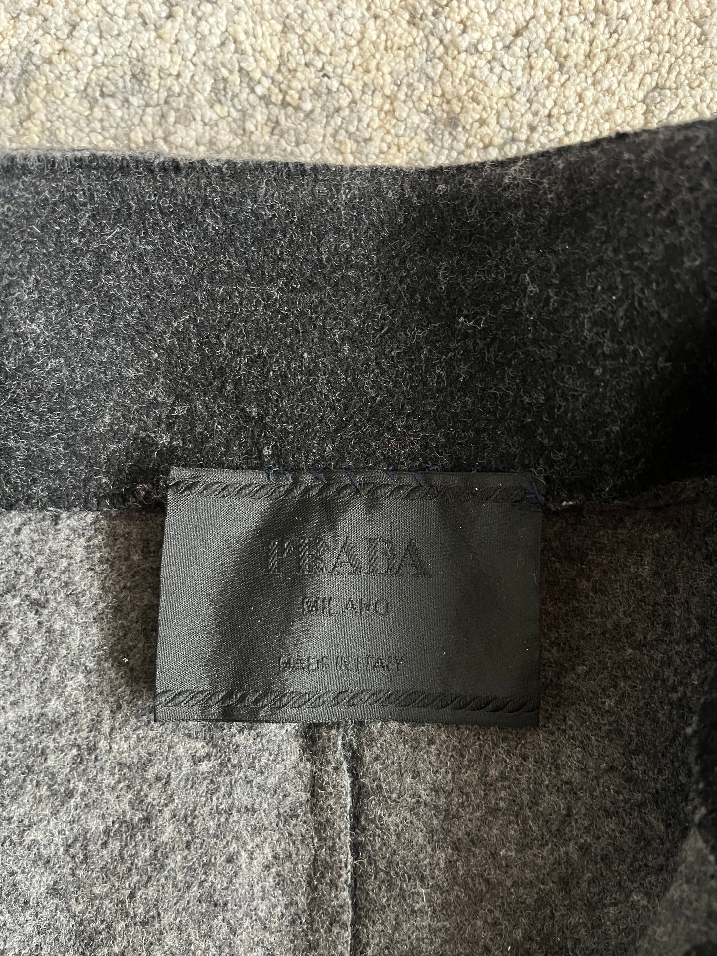 Prada 1999 wool zip jacket